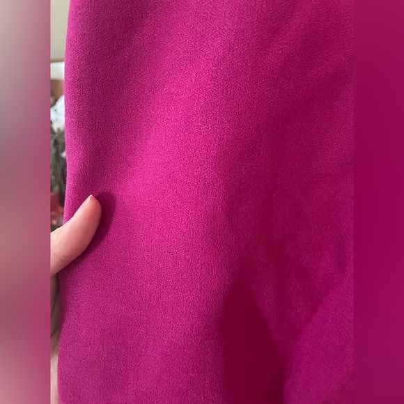 Vintage Fuchsia Pure Virgin Wool Skirt - Picture 4 of 7